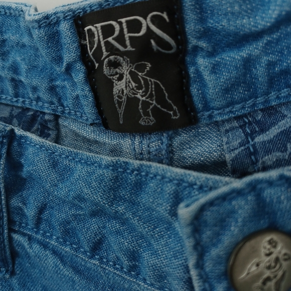 PRPS Pleated Wide Leg Chino Pants - Picture 7 of 11